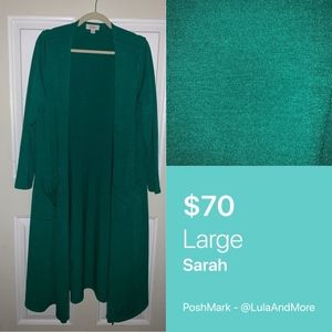 LuLaRoe Large Sarah Duster Jacket